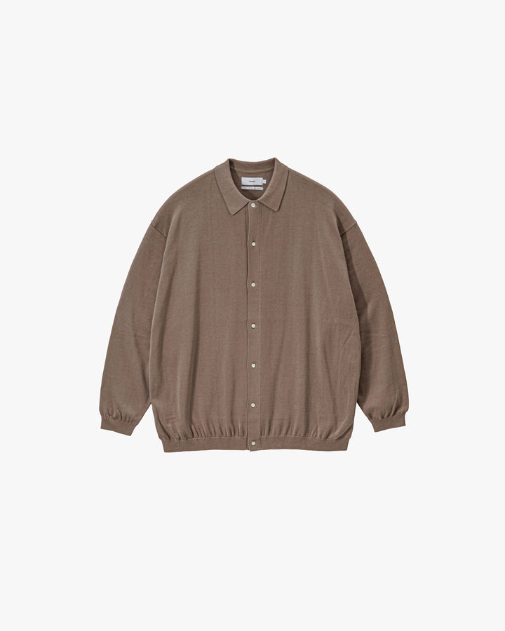Suvin High Gauge Knit Oversized L/S Shirts