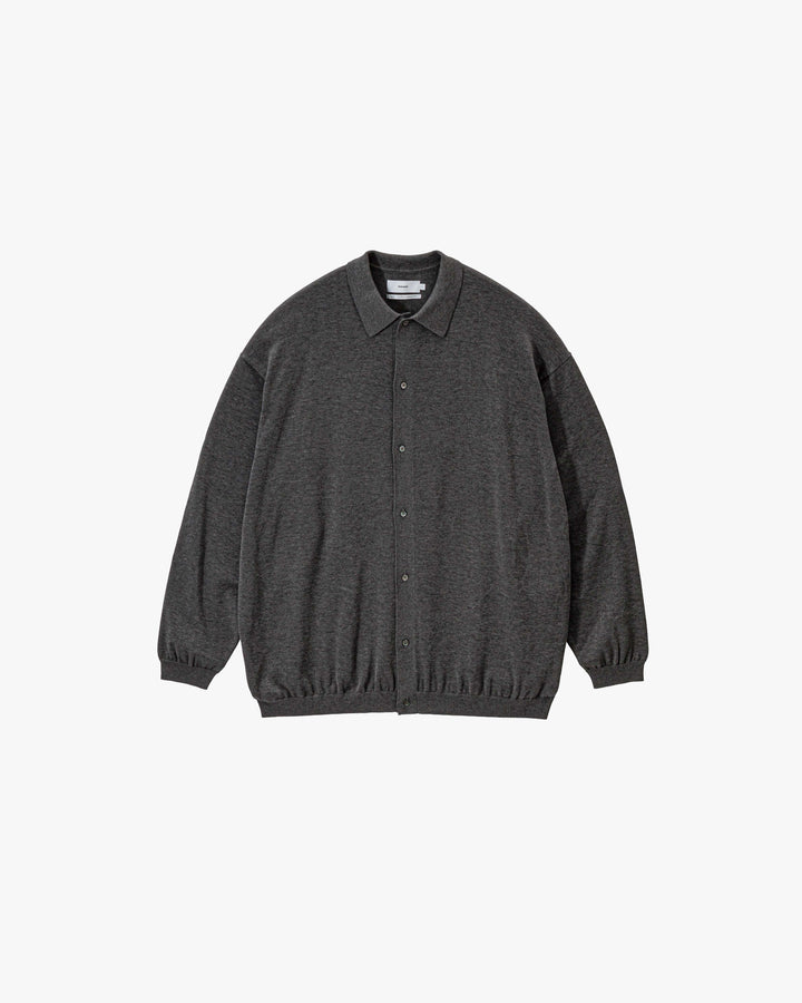 Suvin High Gauge Knit Oversized L/S Shirts