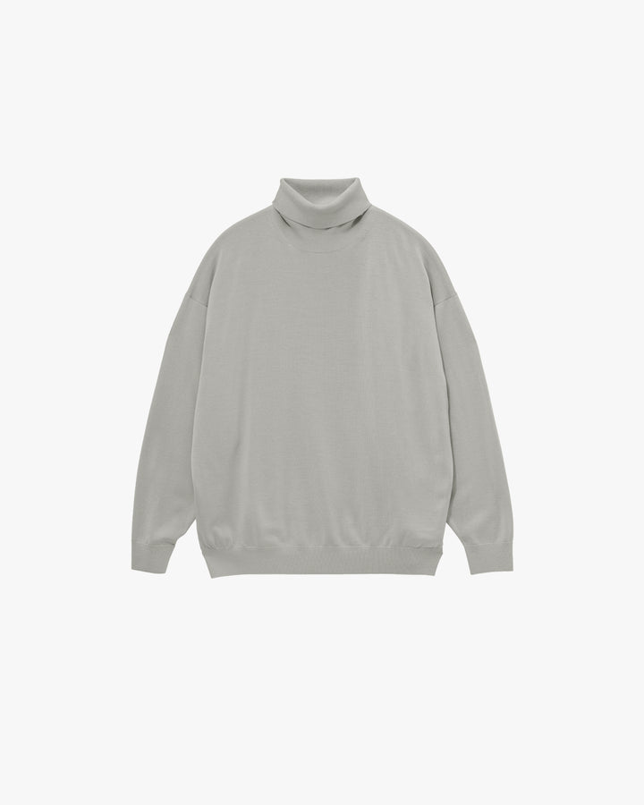 High Gauge L/S Oversized High Neck Knit