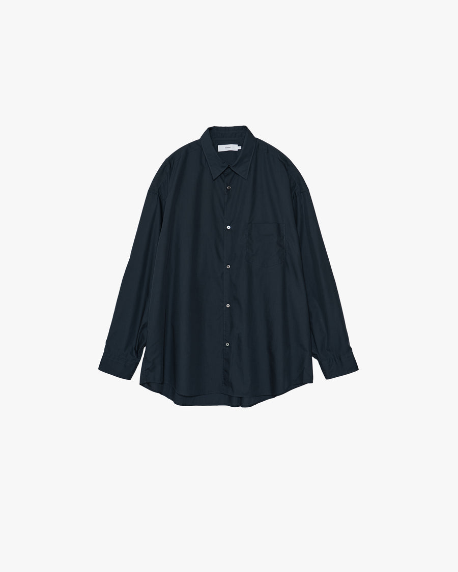Broad L/S Oversized Regular Collar Shirt