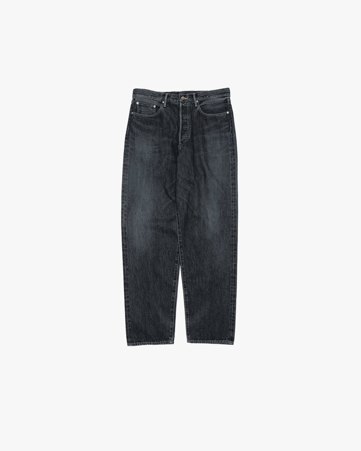 Selvage Denim Five Pocket Tapered Pants -DARK FADE-