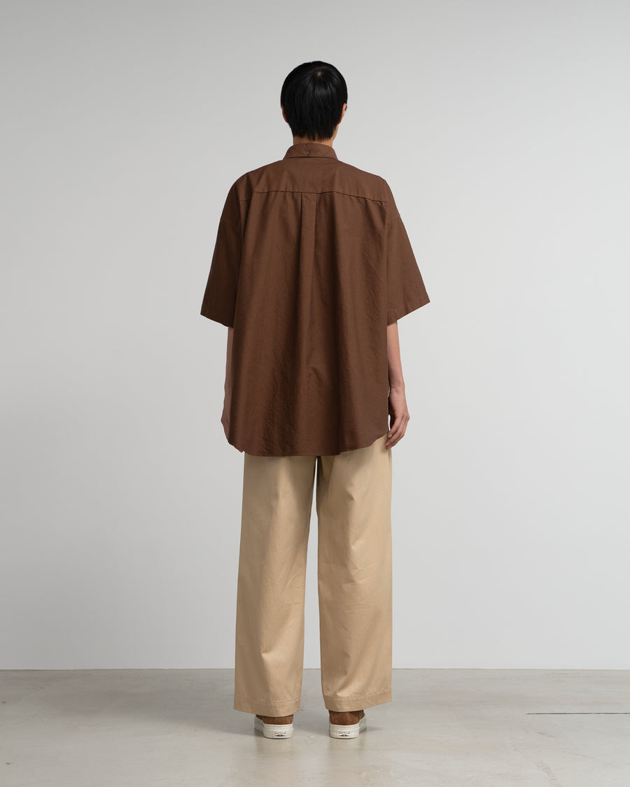 Oxford S/S Oversized B.D Shirt