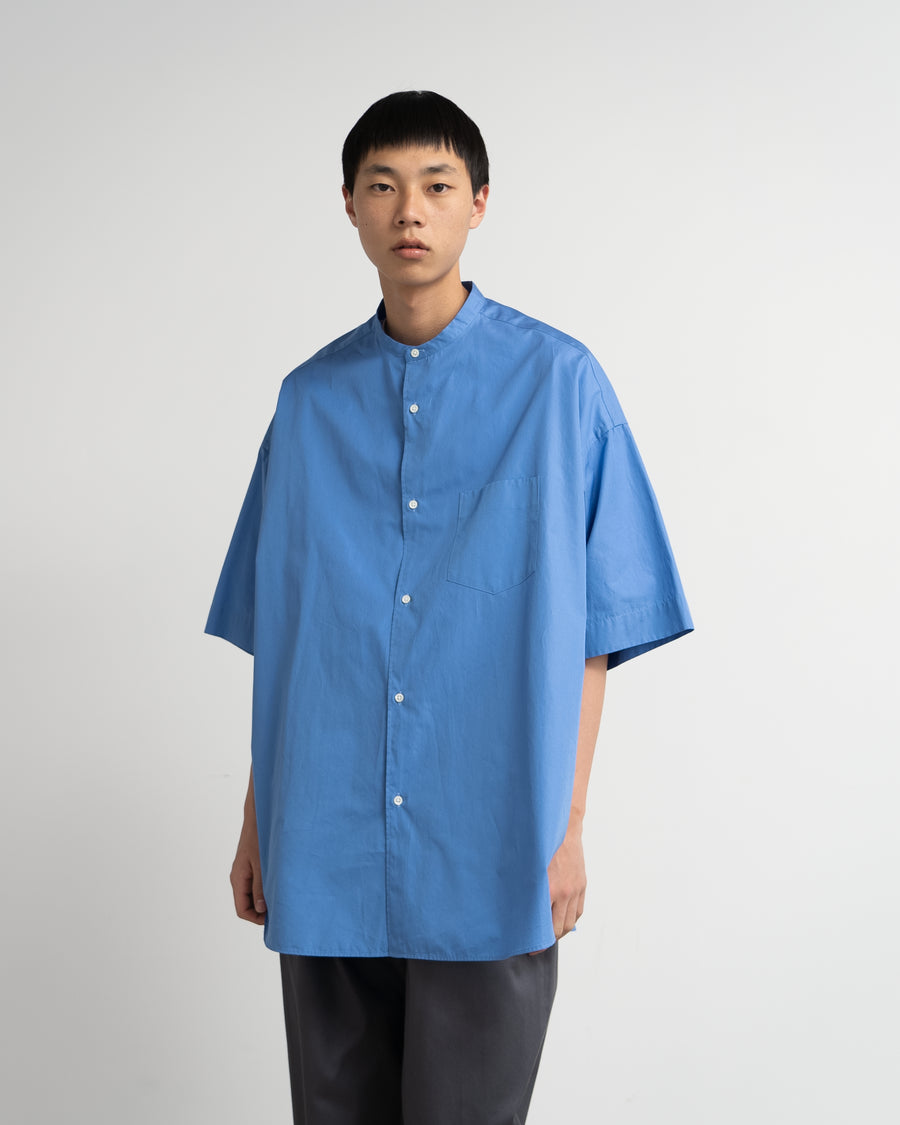 ALUMO for GP S/S Oversized Band Collar Shirt