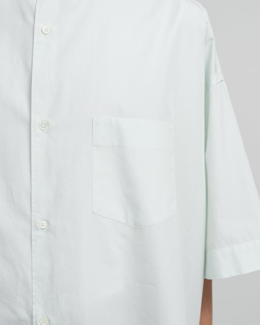 ALUMO for GP S/S Oversized Band Collar Shirt