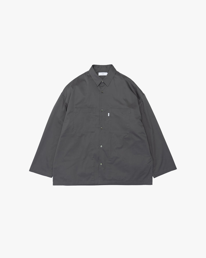 Solotex Twill Long-Sleeve Oversized Box Shirt