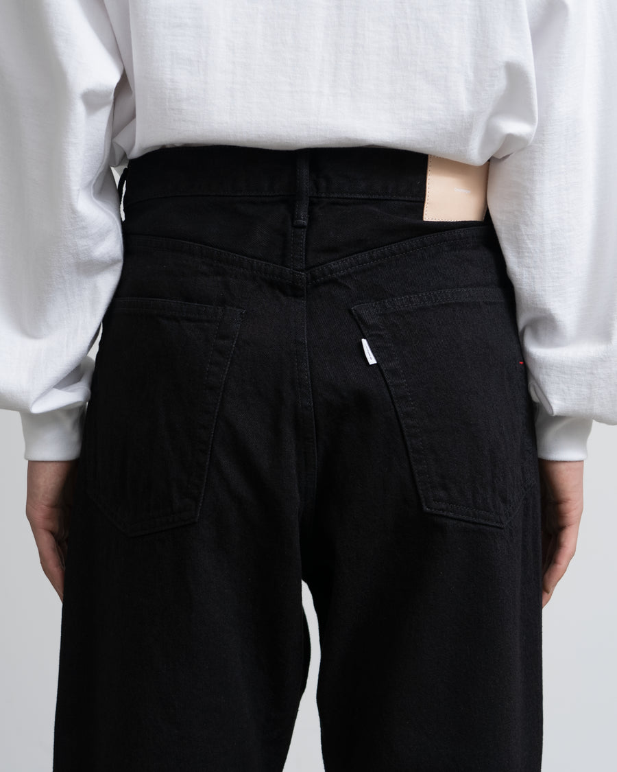 Selvage Denim Five Pocket Wide Straight Pants
