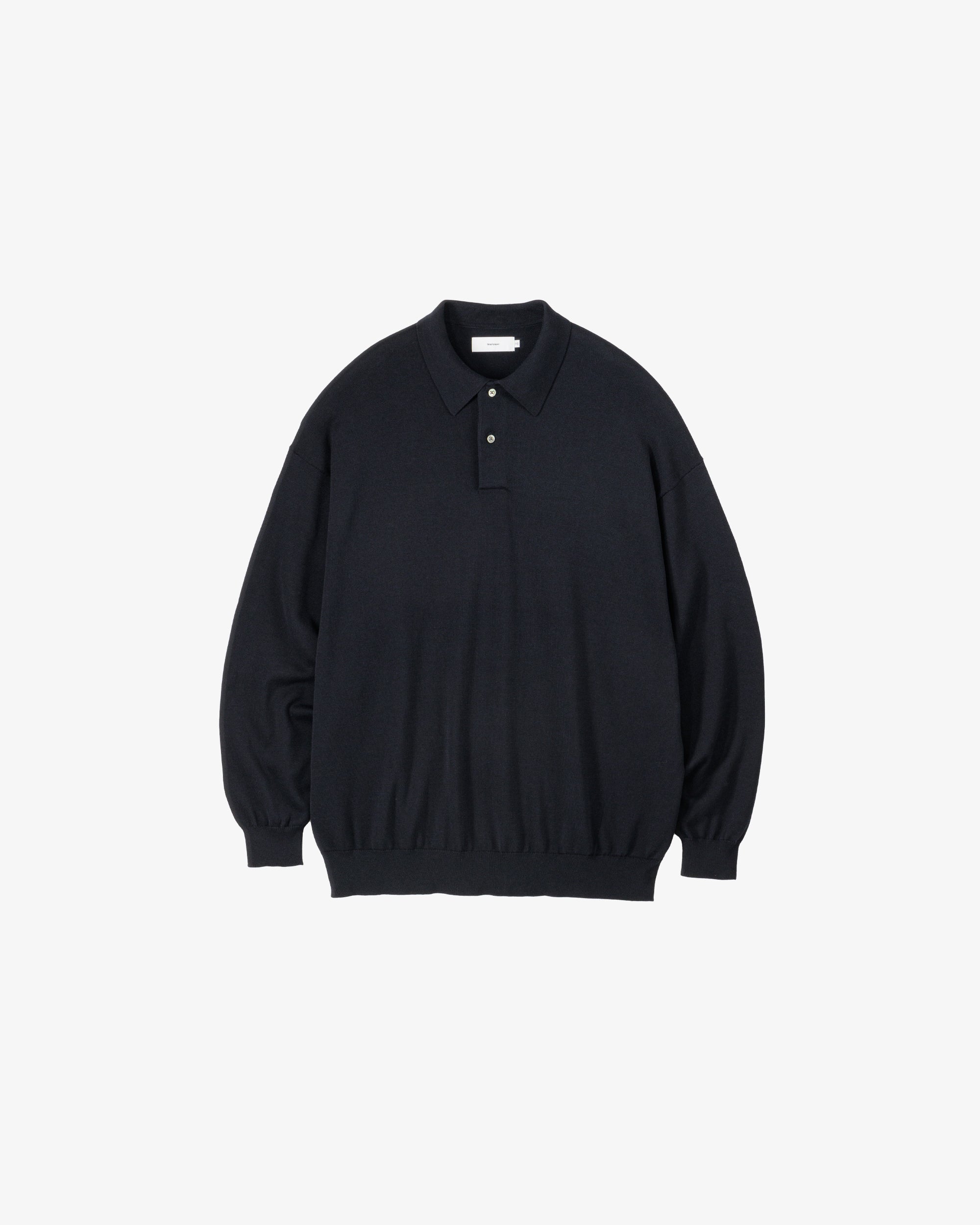 Suvin High Gauge Knit Oversized L/S Polo – Graphpaper