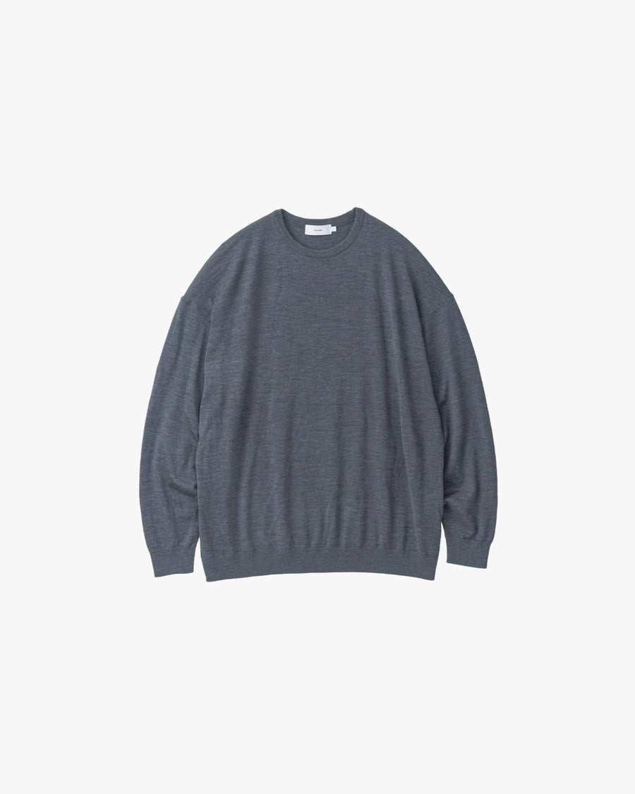High Gauge L/S Oversized Crew Neck Knit